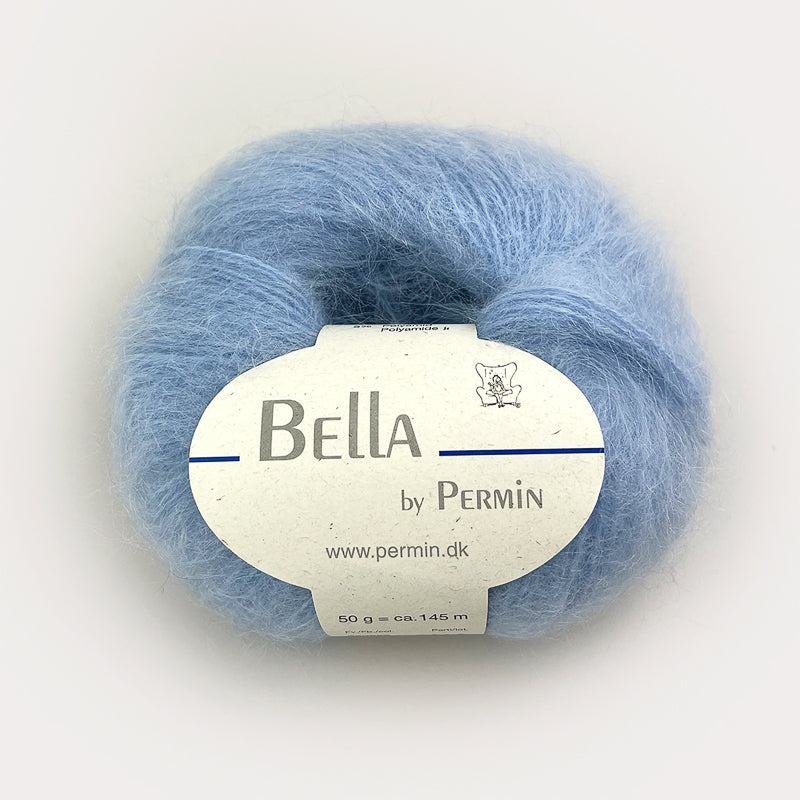 Permin Bella Mohair 256 Lyseblå