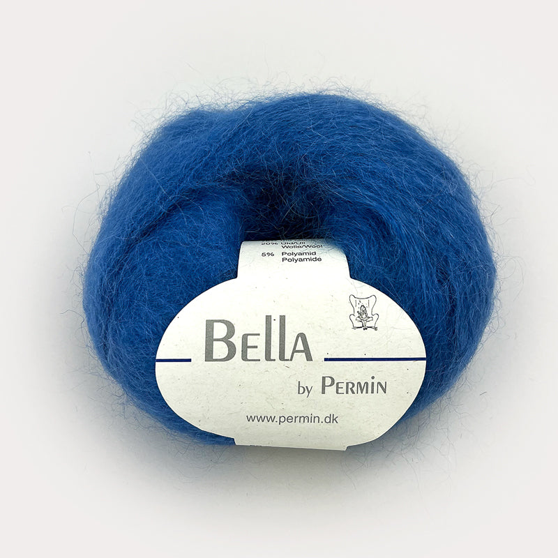 Permin Bella Mohair 259 Jeans blå